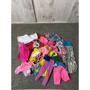 Mixed Lot Of Assorted Fashion Doll Clothes & Accessories Dresses Outfits